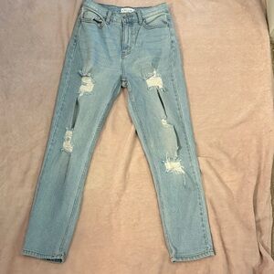 Cello Light Blue Distressed Jeans